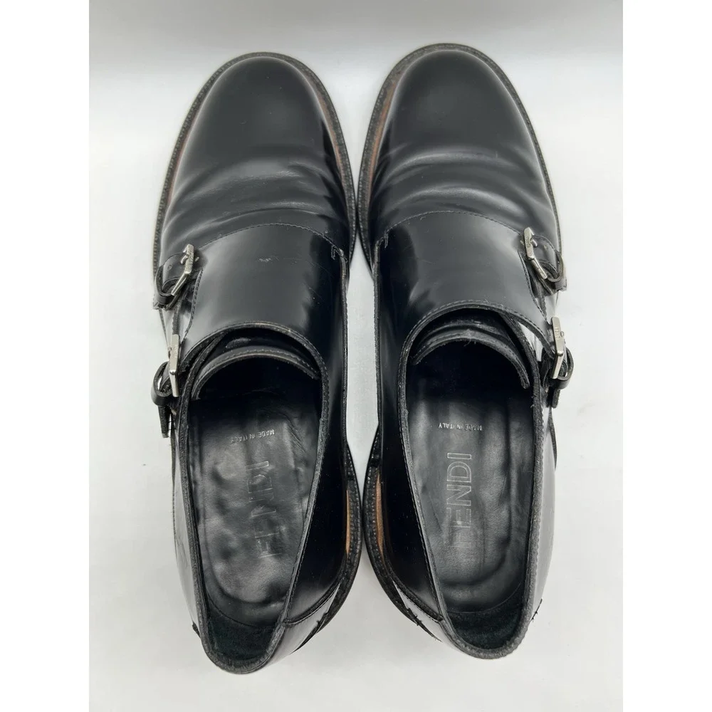 Vintage Fendi Dress Shoe Men's Loafers - Size 9‎ - Black - Pre-Owned
